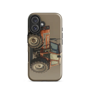 The Tractor Mugs Store iPhone 16 FIAT 110-90 DT Oil Painting | Tough Case for iPhone® Quality Farmers Merch