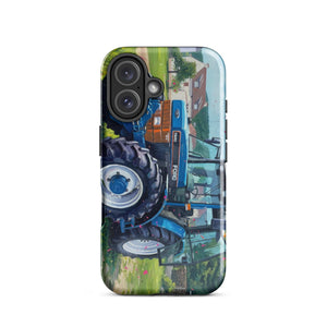 The Tractor Mugs Store iPhone 16 Ford 7840 Splash Art | Tough Case for iPhone® Quality Farmers Merch