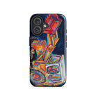 The Tractor Mugs Store iPhone 16 JCB 3C II | Splash Art Tough Case for iPhone® Quality Farmers Merch