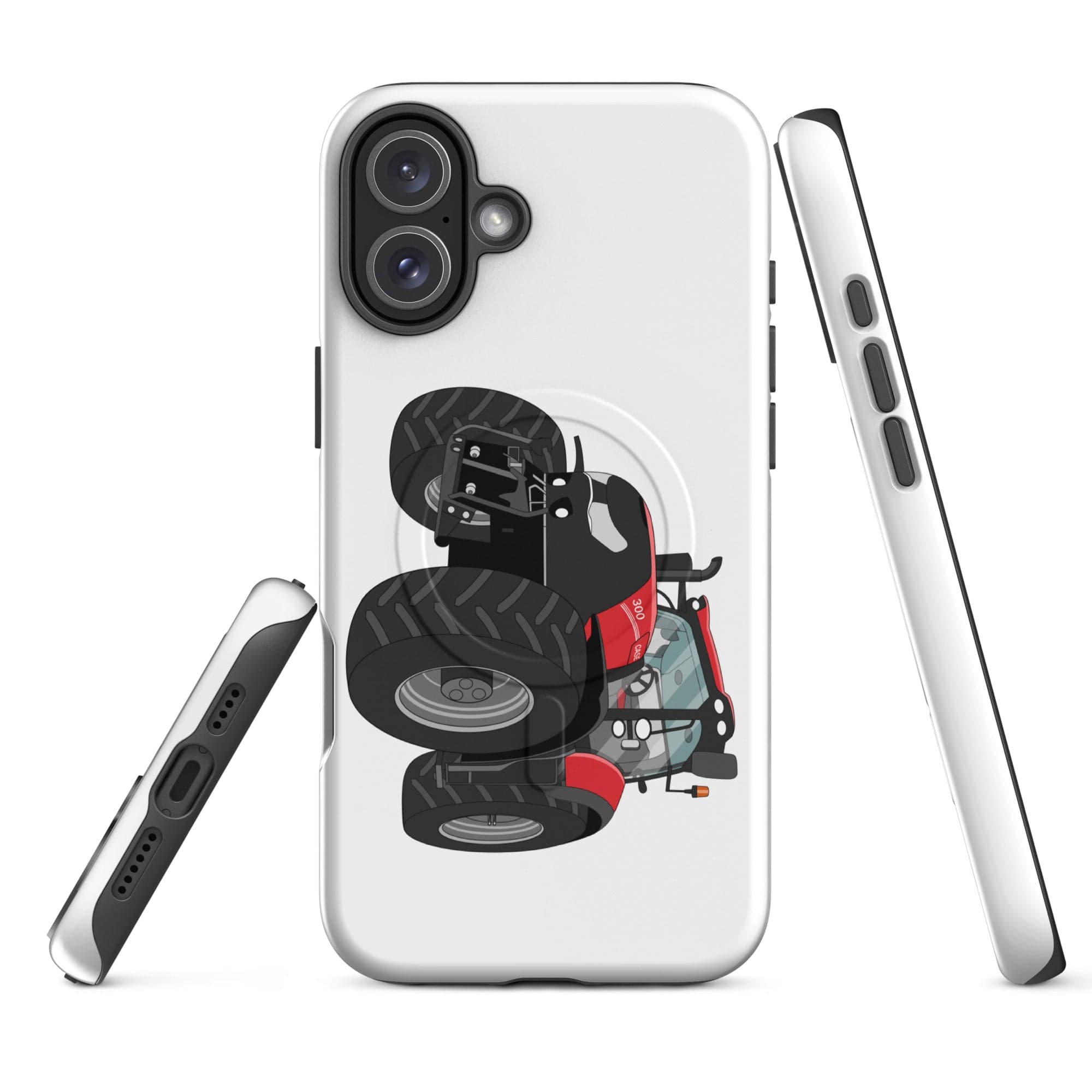 The Tractor Mugs Store iPhone 16 Plus Case IH Optum 300 CVX | MagSafe® tough case for iPhone® Quality Farmers Merch