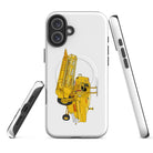 The Tractor Mugs Store iPhone 16 Plus Clayson 8060 Combine Harvester | MagSafe® tough case for iPhone® Quality Farmers Merch