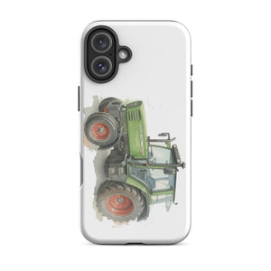 The Tractor Mugs Store iPhone 16 Plus Fendt Farmer 308 C Watercolor | Tough Case for iPhone® Quality Farmers Merch
