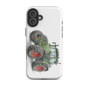 The Tractor Mugs Store iPhone 16 Plus Fendt Favorit 818 Watercolor | Tough Case for iPhone® Quality Farmers Merch