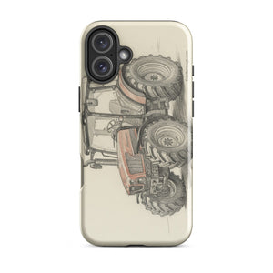 The Tractor Mugs Store iPhone 16 Plus SAME Dorado Natural 70 (Stage V) Pencil Sketch | Tough Case for iPhone® Quality Farmers Merch