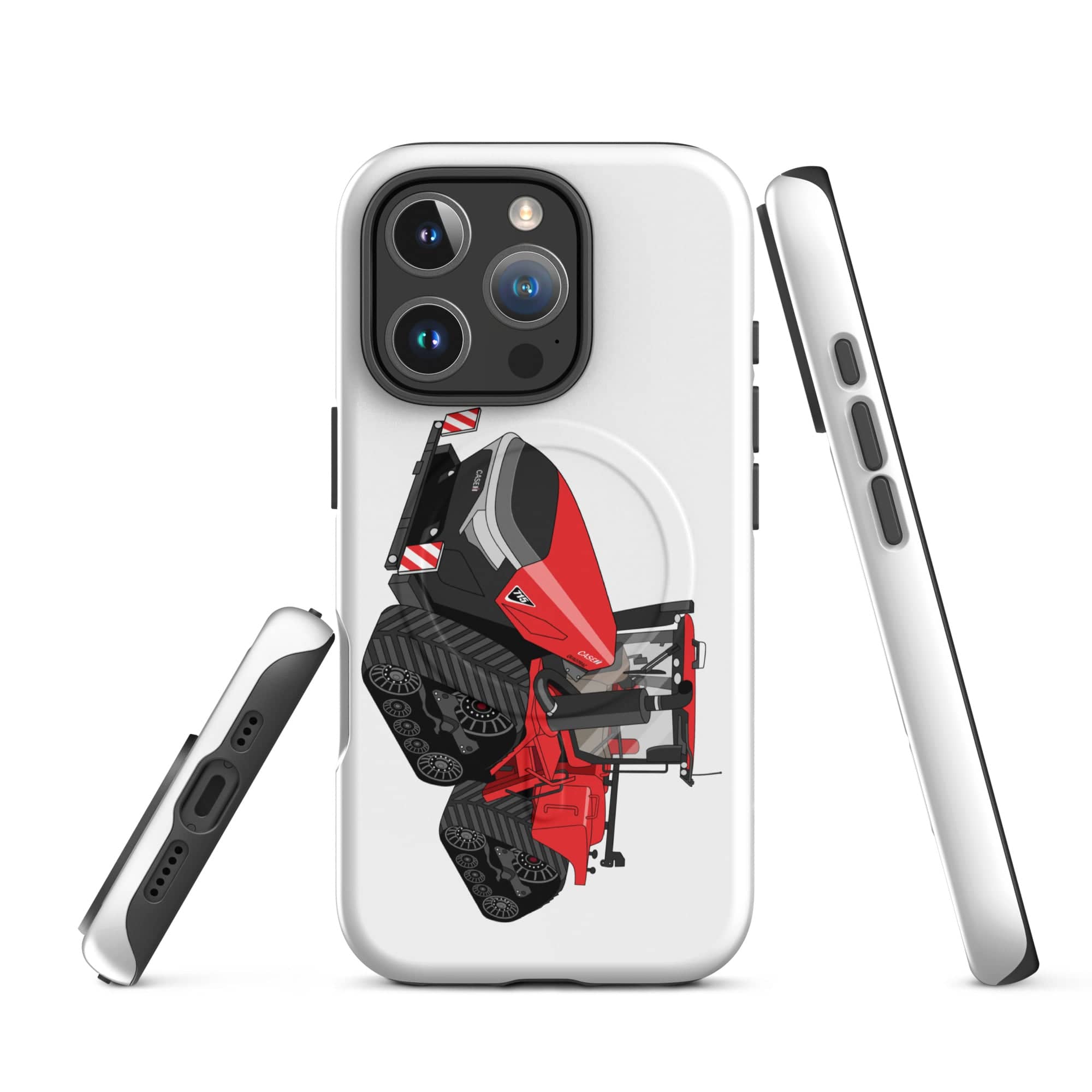 The Tractor Mugs Store iPhone 16 Pro Case IH Quadtrac 715 | MagSafe® tough case for iPhone® Quality Farmers Merch