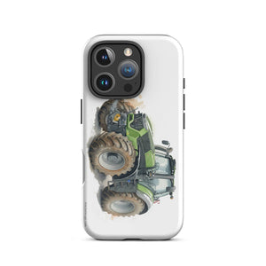 The Tractor Mugs Store iPhone 16 Pro Deutz-Fahr 9340 Watercolor | Tough Case for iPhone® Quality Farmers Merch