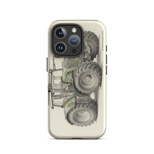 The Tractor Mugs Store iPhone 16 Pro Fendt 930 Vario S4 Pencil Sketch | Tough Case for iPhone® Quality Farmers Merch