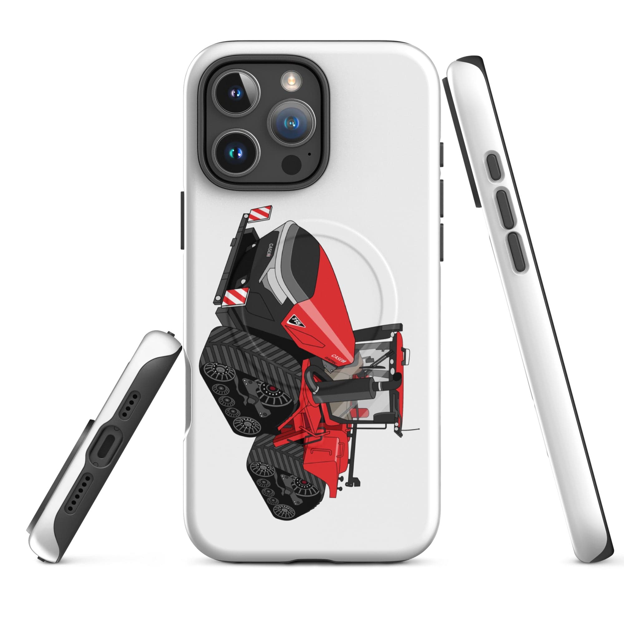 The Tractor Mugs Store iPhone 16 Pro Max Case IH Quadtrac 715 | MagSafe® tough case for iPhone® Quality Farmers Merch