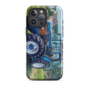The Tractor Mugs Store iPhone 16 Pro Max Ford 7840 Splash Art | Tough Case for iPhone® Quality Farmers Merch