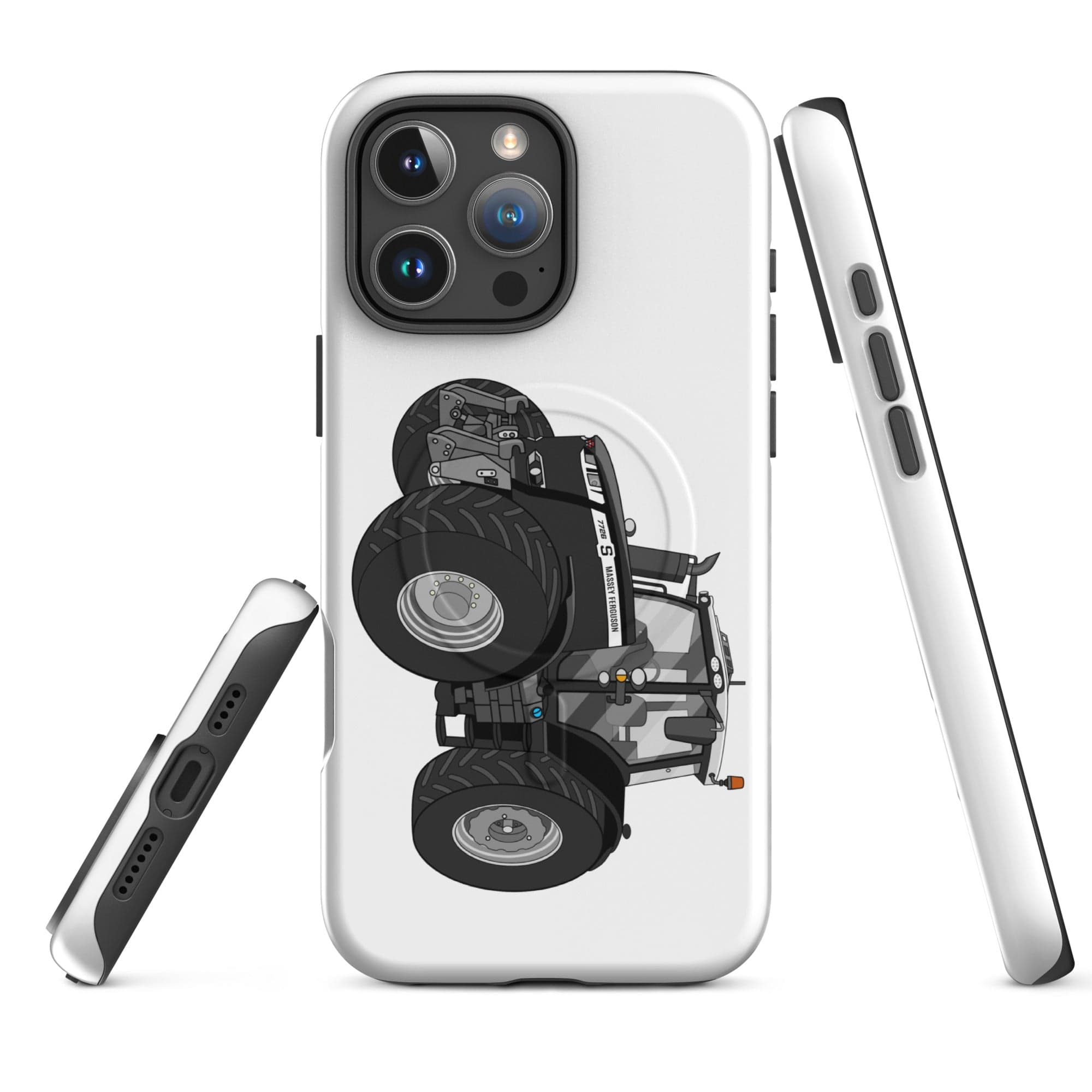 The Tractor Mugs Store iPhone 16 Pro Max Massey Ferguson 7726S Black Beauty | MagSafe® tough case for iPhone® Quality Farmers Merch