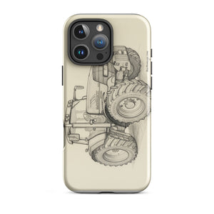 The Tractor Mugs Store iPhone 16 Pro Max McCormick MTX 200 Pencil Sketch | Tough Case for iPhone® Quality Farmers Merch