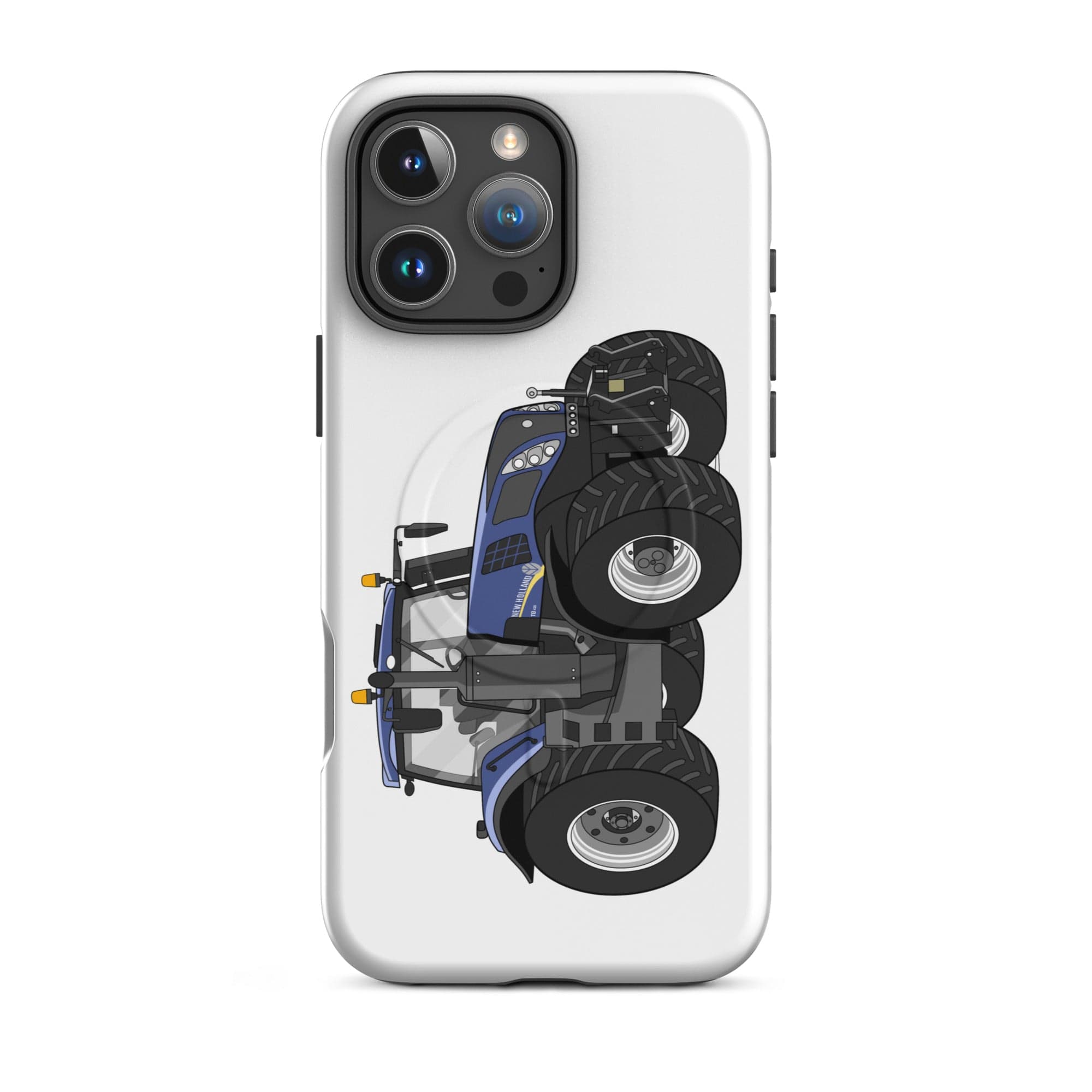 The Tractor Mugs Store iPhone 16 Pro Max New Holland T8 435 | MagSafe® tough case for iPhone® Quality Farmers Merch