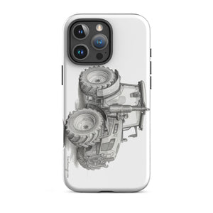 The Tractor Mugs Store iPhone 16 Pro Max SAME Explorer 105 (Stage V) Pencil Sketch | Tough Case for iPhone® Quality Farmers Merch