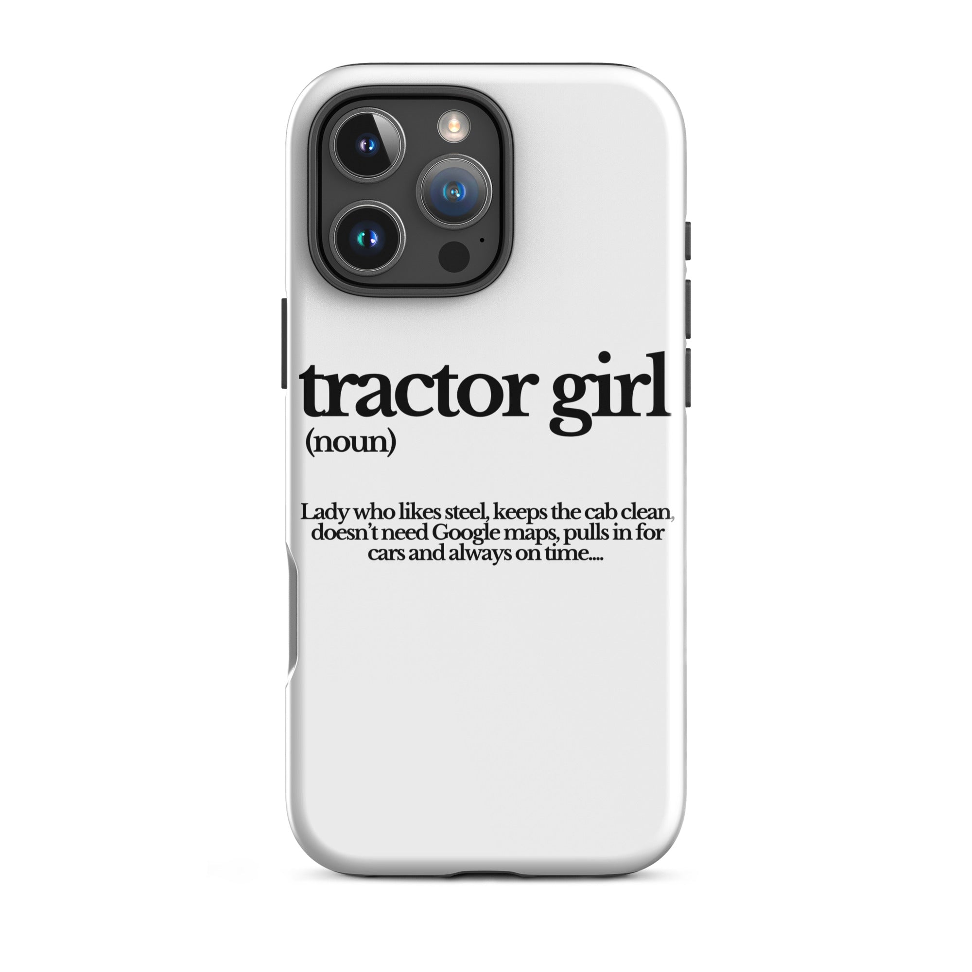 The Tractor Mugs Store iPhone 16 Pro Max TRACTOR GIRL | Tough Case for iPhone® Quality Farmers Merch