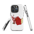 The Tractor Mugs Store iPhone 16 Pro Taarup tipvogn T3 Trailer | MagSafe® tough case for iPhone® Quality Farmers Merch