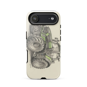 The Tractor Mugs Store iPhone 17 Air Deutz-Fahr 9340 Pencil Sketch | Tough Case for iPhone® Quality Farmers Merch