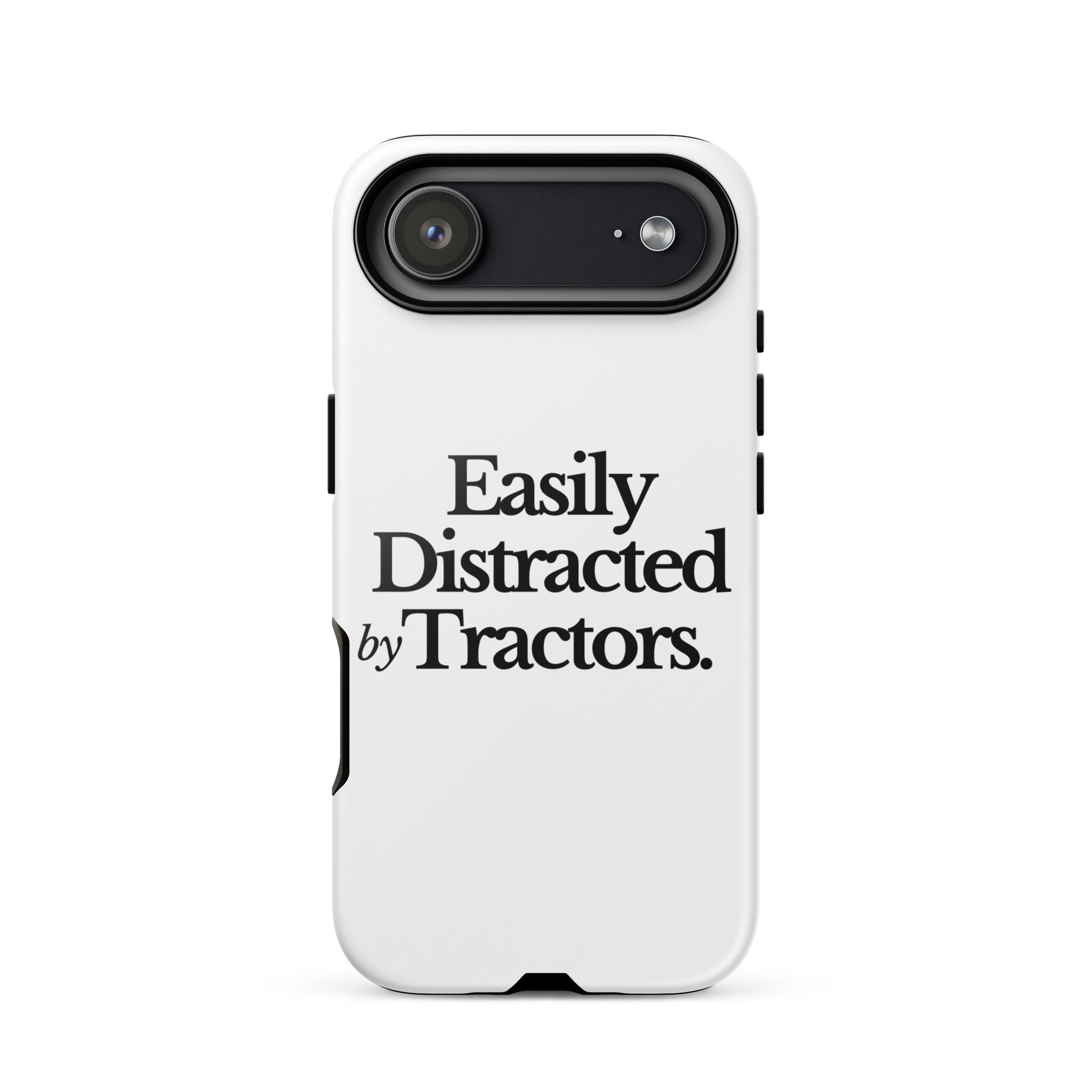The Tractor Mugs Store iPhone 17 Air EASILY DISTRACTED BY TRACTORS | Tough Case for iPhone® Quality Farmers Merch