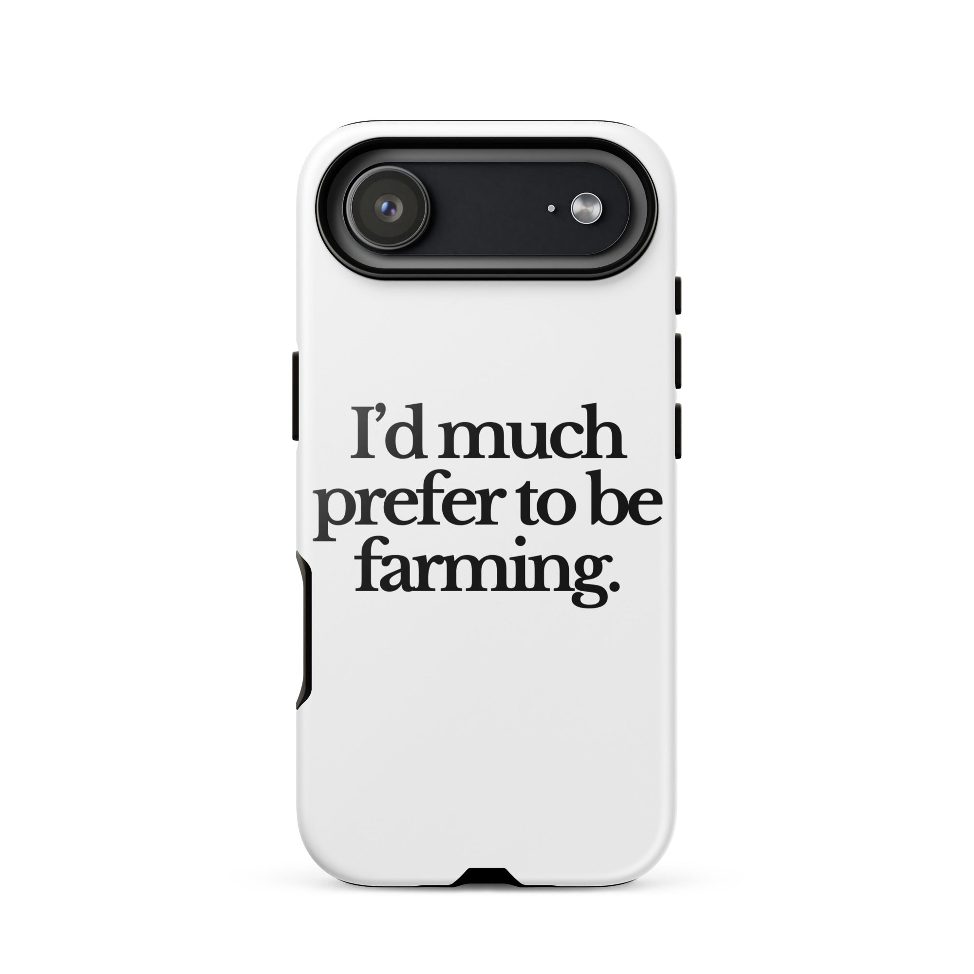 The Tractor Mugs Store iPhone 17 Air I'D MUCH PREFER TO BE FARMING | Tough Case for iPhone® Quality Farmers Merch