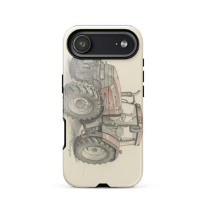 The Tractor Mugs Store iPhone 17 Air McCormick MTX 150 Signature Edition Pencil Sketch | Tough Case for iPhone® Quality Farmers Merch