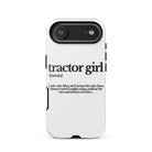 The Tractor Mugs Store iPhone 17 Air TRACTOR GIRL | Tough Case for iPhone® Quality Farmers Merch