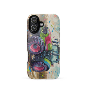 The Tractor Mugs Store iPhone 17 Deutz-Fahr 9340 Splash Art | Tough Case for iPhone® Quality Farmers Merch