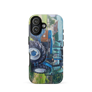 The Tractor Mugs Store iPhone 17 Ford 7840 Splash Art | Tough Case for iPhone® Quality Farmers Merch