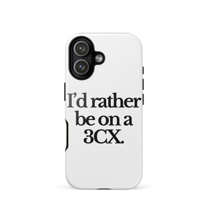 The Tractor Mugs Store iPhone 17 I'D RATHER BE ON A 3CX | Tough Case for iPhone® Quality Farmers Merch