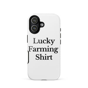 The Tractor Mugs Store iPhone 17 LUCKY FARMING SHIRT | Tough Case for iPhone® Quality Farmers Merch