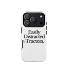 The Tractor Mugs Store iPhone 17 Pro EASILY DISTRACTED BY TRACTORS | Tough Case for iPhone® Quality Farmers Merch