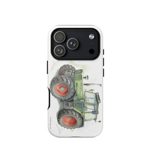 The Tractor Mugs Store iPhone 17 Pro Fendt 308 LSA 4WD Watercolor | Tough Case for iPhone® Quality Farmers Merch