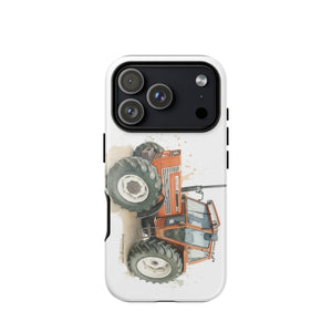 The Tractor Mugs Store iPhone 17 Pro FIAT 110-90 DT Watercolor | Tough Case for iPhone® Quality Farmers Merch