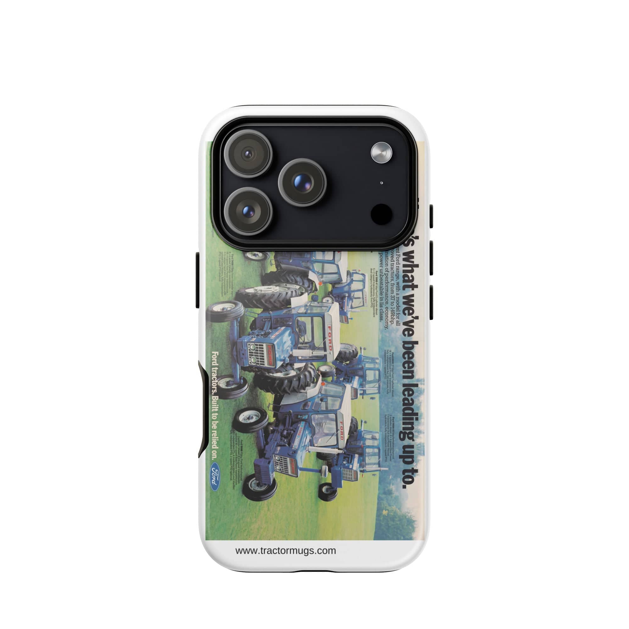 The Tractor Mugs Store iPhone 17 Pro Ford '000 Series Advert | Tough Case for iPhone® Quality Farmers Merch