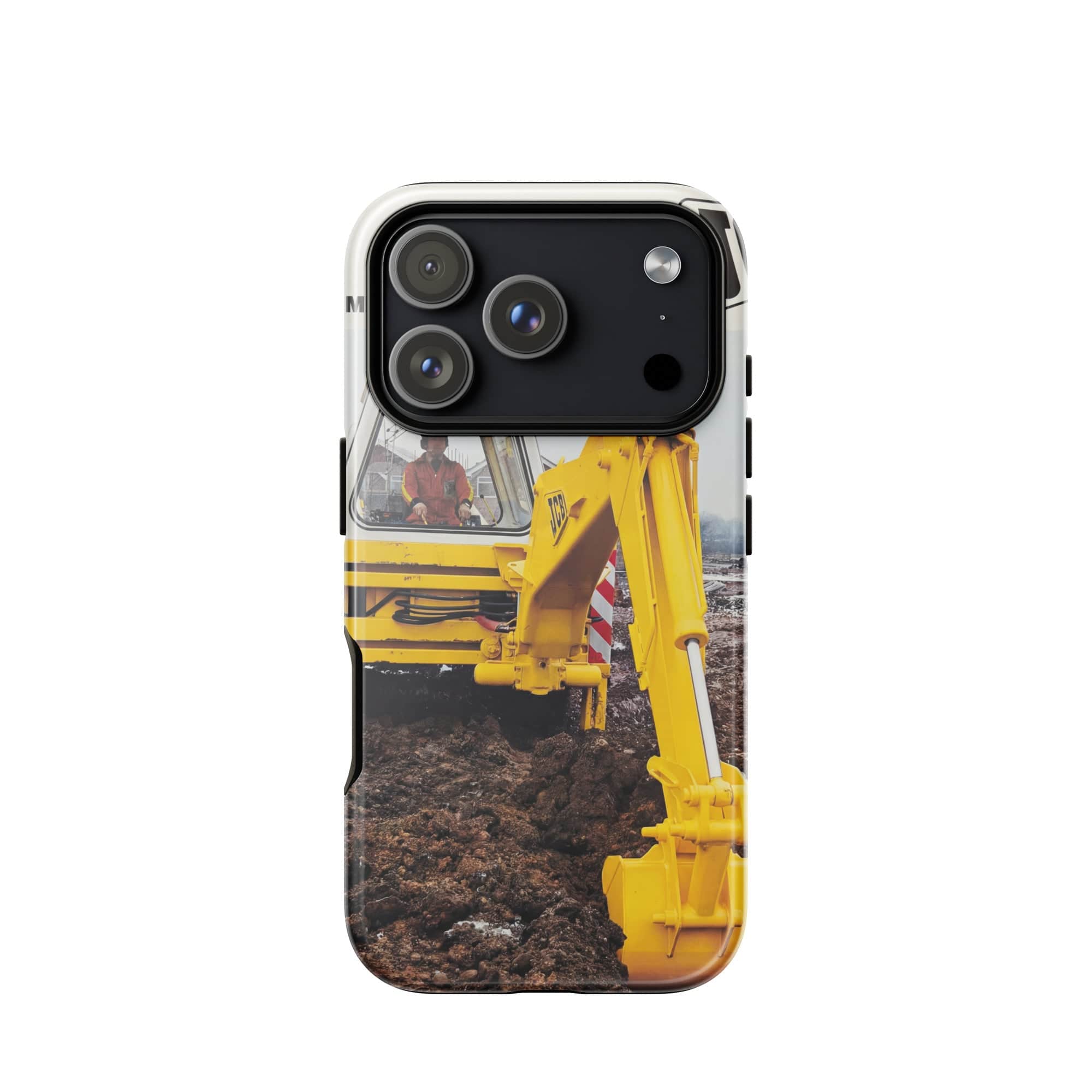 The Tractor Mugs Store iPhone 17 Pro JCB 3C II Advert  | Tough Case for iPhone® Quality Farmers Merch