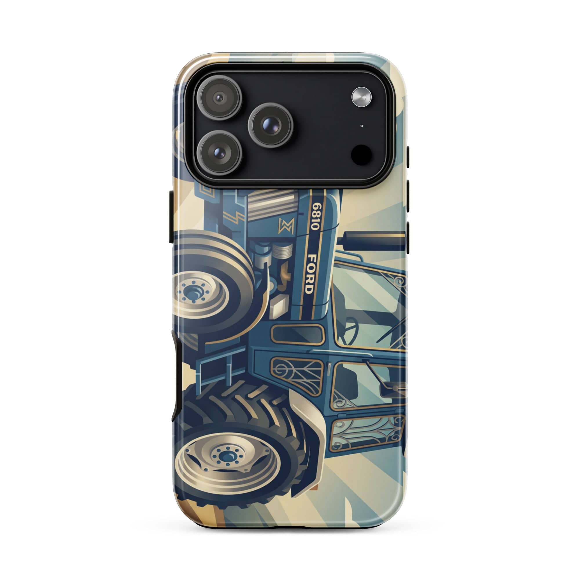 The Tractor Mugs Store iPhone 17 Pro Max Ford 6810 2WD | Art Deco Tough Case for iPhone® Quality Farmers Merch