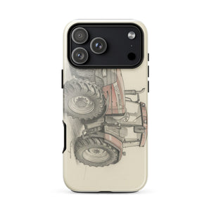 The Tractor Mugs Store iPhone 17 Pro Max McCormick MTX 150 Signature Edition Pencil Sketch | Tough Case for iPhone® Quality Farmers Merch