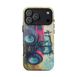 The Tractor Mugs Store iPhone 17 Pro Max Renault ares 696 rz Splash Art | Tough Case for iPhone® Quality Farmers Merch