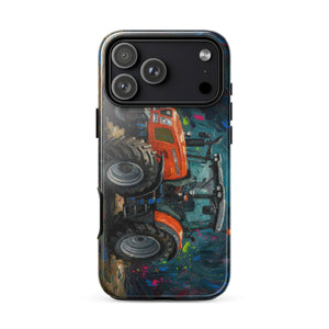 The Tractor Mugs Store iPhone 17 Pro Max SAME Explorer 105 (Stage V) Splash Art | Tough Case for iPhone® Quality Farmers Merch