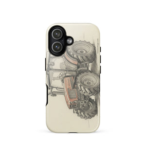 The Tractor Mugs Store iPhone 17 SAME Dorado Natural 70 (Stage V) Pencil Sketch | Tough Case for iPhone® Quality Farmers Merch