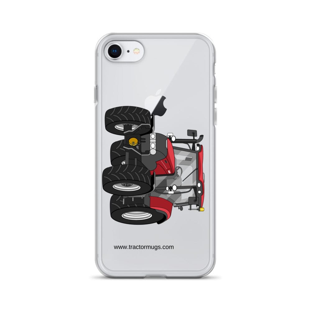 The Tractor Mugs Store iPhone 7/8 Case IH Maxxum 145 | Clear Case for iPhone® Quality Farmers Merch