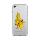 The Tractor Mugs Store iPhone SE Clayson 8060 Combine Harvester | Clear Case for iPhone® Quality Farmers Merch