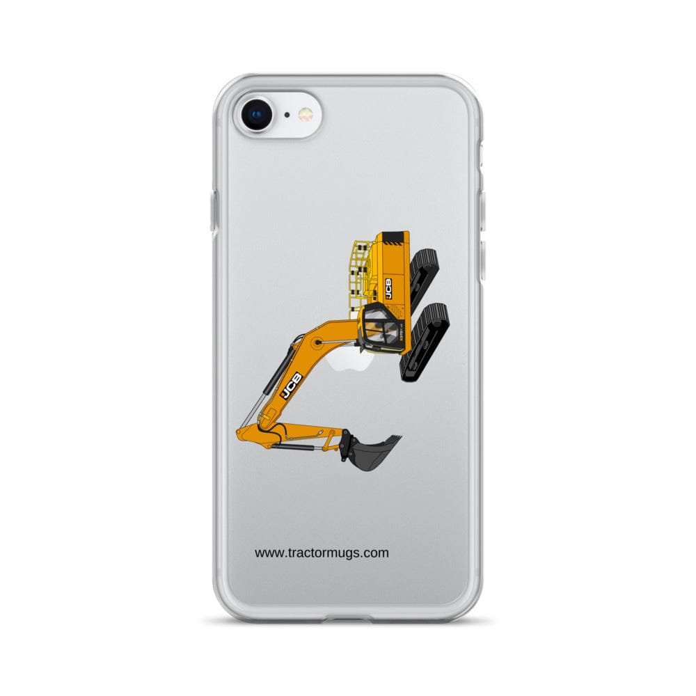 The Tractor Mugs Store iPhone SE JCB 370 LC | Clear Case for iPhone® Quality Farmers Merch