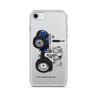The Tractor Mugs Store iPhone SE Jubilee Edition Silver Tractor | Clear Case for iPhone® Quality Farmers Merch