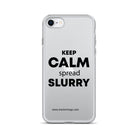 The Tractor Mugs Store iPhone SE KEEP CALM spread SLURRY | Clear Case for iPhone® Quality Farmers Merch