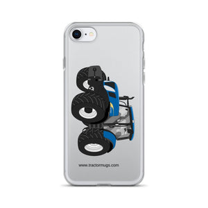 The Tractor Mugs Store iPhone SE New Holland The 7040-1 | Clear Case for iPhone® Quality Farmers Merch