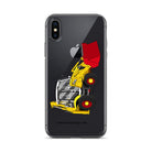 The Tractor Mugs Store iPhone X/XS JCB 3CX 70th Anniversary Edition | Clear Case for iPhone® Quality Farmers Merch