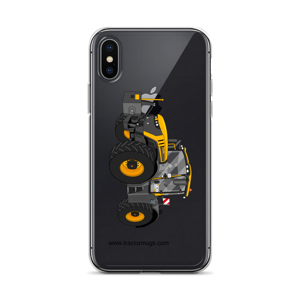 The Tractor Mugs Store iPhone X/XS JCB Fastrac 4220 Icon | Clear Case for iPhone® Quality Farmers Merch