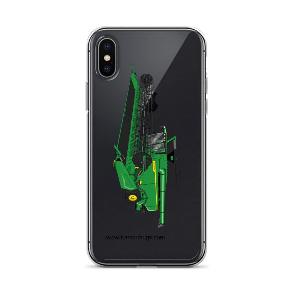 The Tractor Mugs Store iPhone X/XS John Deere X9 1100 Combine | Clear Case for iPhone® Quality Farmers Merch