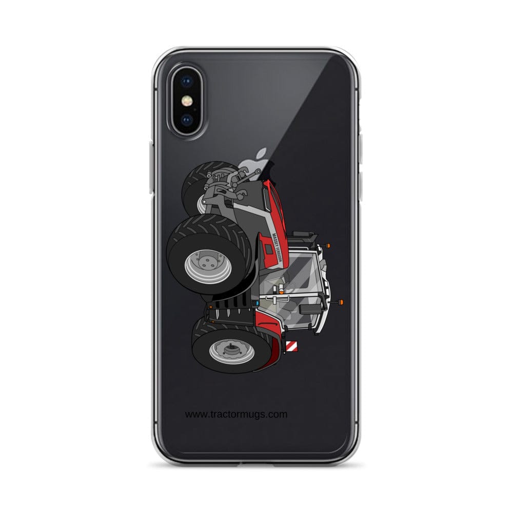 The Tractor Mugs Store iPhone X/XS Massey Ferguson 9X | Clear Case for iPhone® Quality Farmers Merch