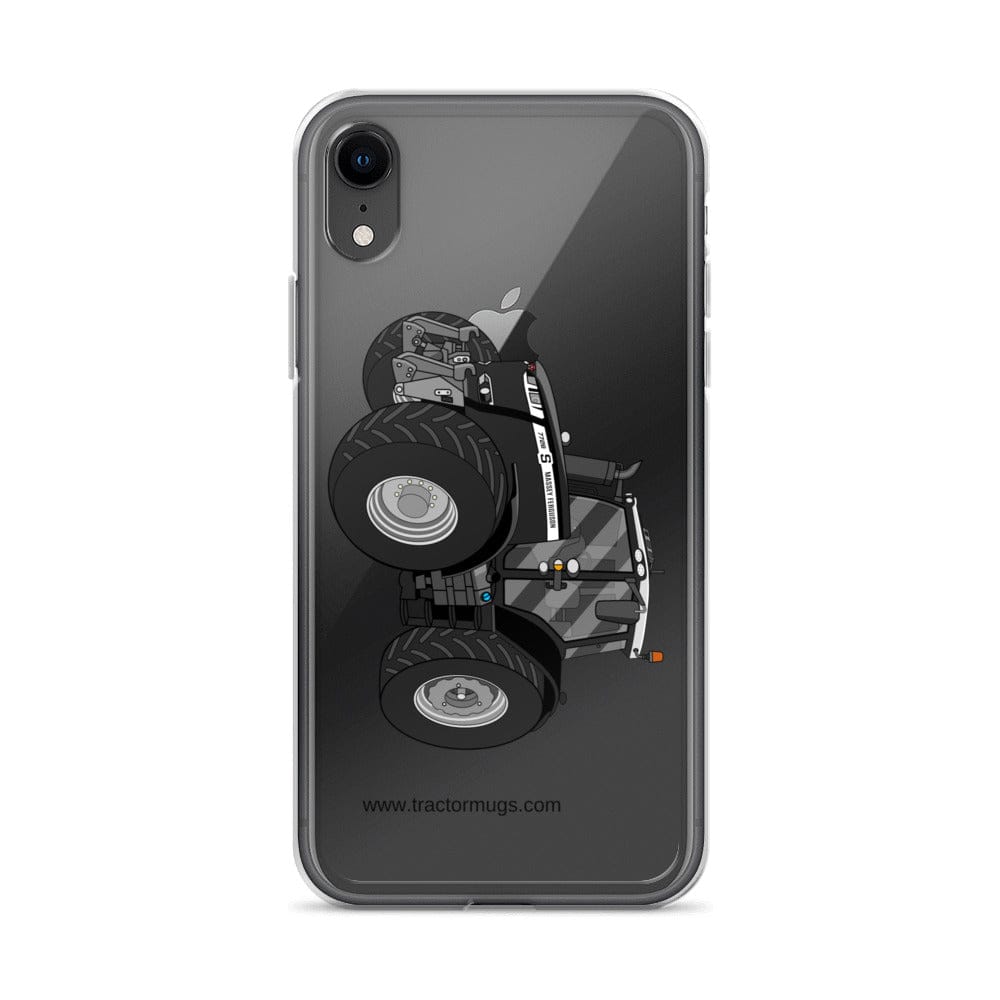 The Tractor Mugs Store iPhone XR Massey Ferguson 7726S Black Beauty | Clear Case for iPhone® Quality Farmers Merch