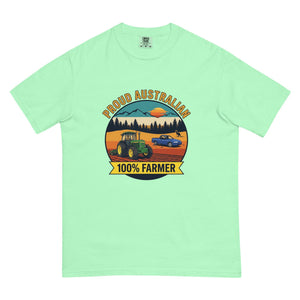 The Tractor Mugs Store Island Reef John Deere 3350 PROUD AUSTRALIAN 100% FARMER Outdoor | Unisex Premium T-shirt Quality Farmers Merch